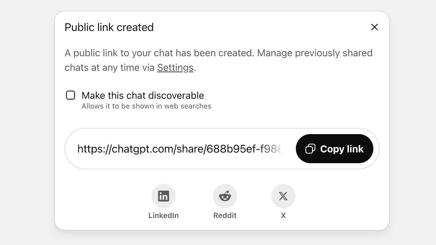 OpenAI Removes ChatGPT Conversations from Google Search Results