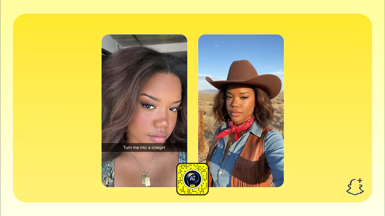 Snapchat Launches Imagine Lens, an Open‑Prompt AI Filter for Subscribers