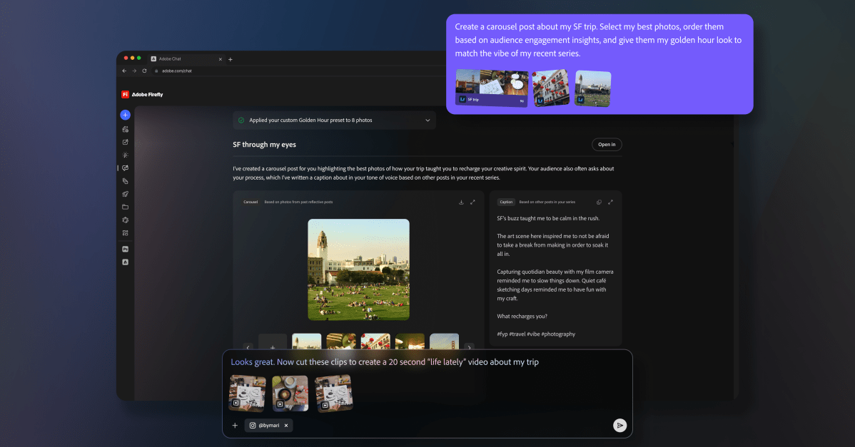 Adobe Introduces Project Moonlight, an AI Orchestration Assistant for Creative Cloud