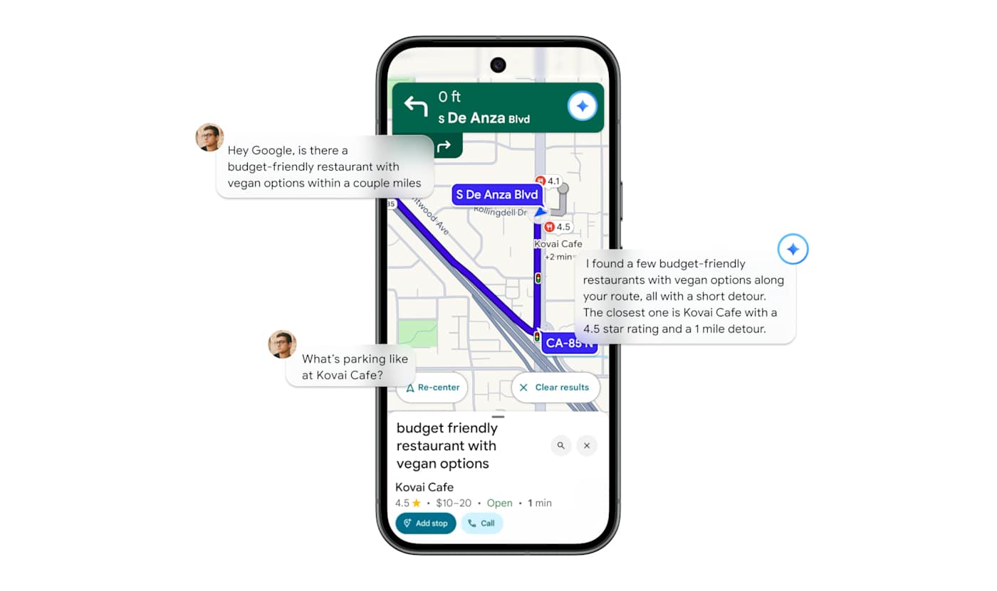 Google Maps Integrates Gemini AI for Conversational Hands‑Free Navigation Google Maps Integrates Gemini AI for Conversational Hands‑Free Navigation