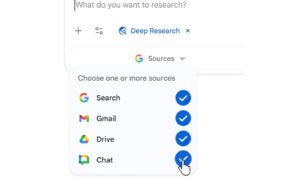 Google Gemini Adds Deep Research Access to Gmail and Drive