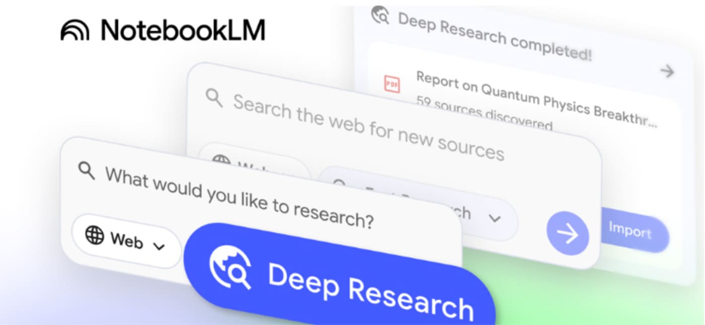 Google Adds Deep Research Capability to NotebookLM Google Adds Deep Research Capability to NotebookLM