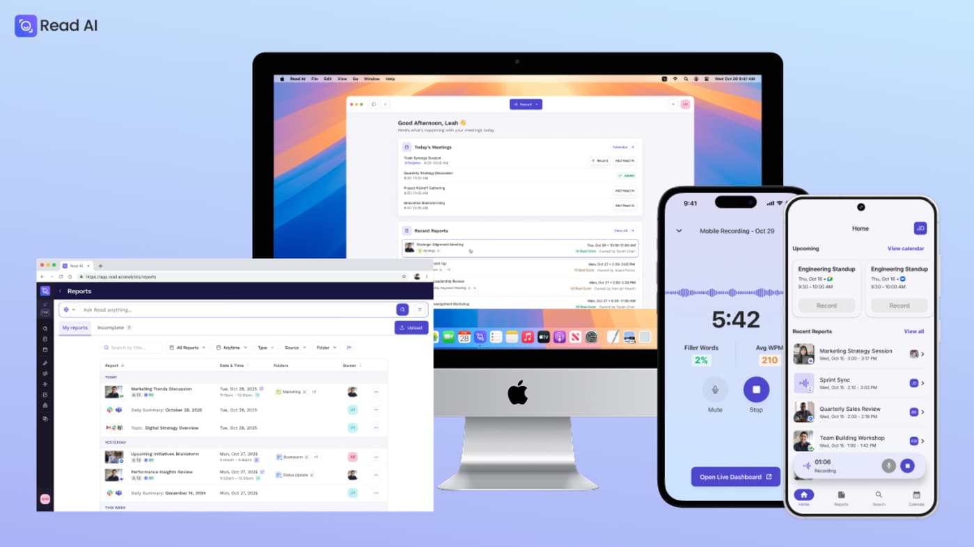 Read AI Launches Operator Agent and New Apps to Expand Meeting‑Note AI Read AI Launches Operator Agent and New Apps to Expand Meeting‑Note AI