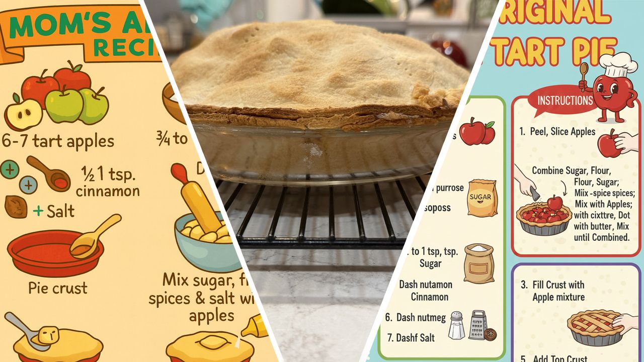 Generative AI Tested on a Handwritten Apple Pie Recipe Shows Mixed Results