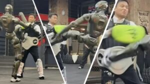 EngineAI’s T800 Robot Kicks CEO in Viral Demonstration