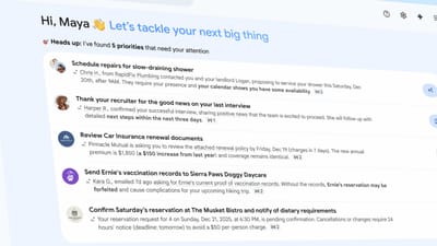 Google Unveils New AI Features for Gmail, Including Search Overviews and AI‑Organized Inbox