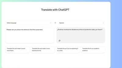OpenAI Launches ChatGPT Translate to Rival Google Translate